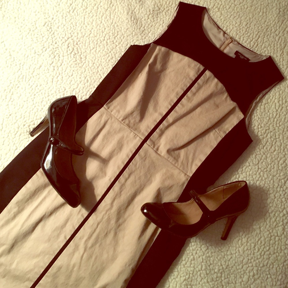 Ann Taylor Colorblock sheath dress